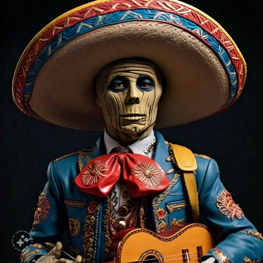 Cara de momia, cuerpo de mariachi